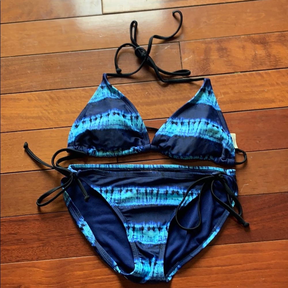 Triangle bikini top and bottoms